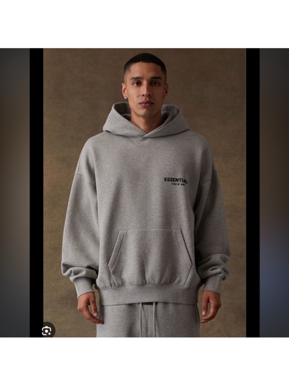 Fear of God Essentials Hoodie | Light Heather Grey | Men’s XL - Picture 3 of 10